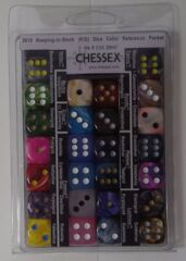 Chessex 2015: Keeping-in-Stock (KIS): Dice Color Reference Packet: CHX 29947